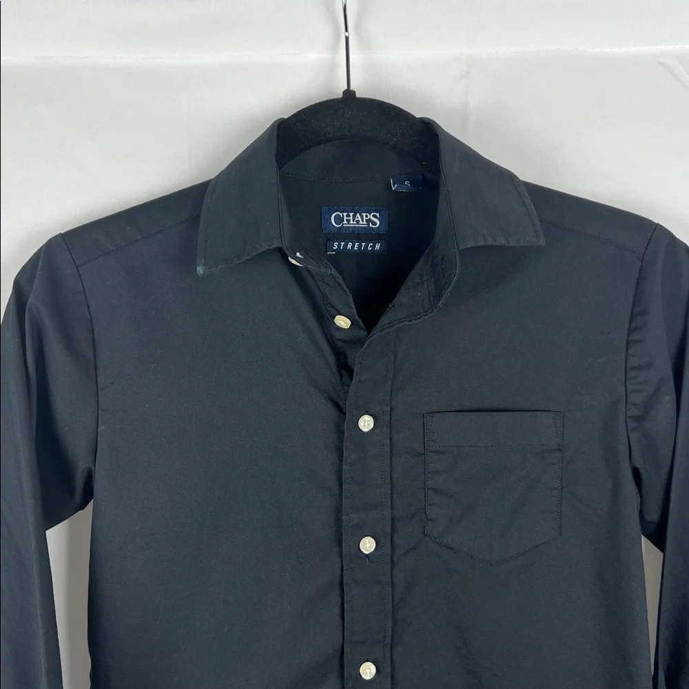 Chaps Boys Black Dress Shirt‎